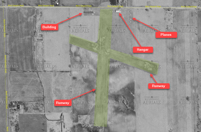 Newton Airport (Newton Field) - 1970 (newer photo)
